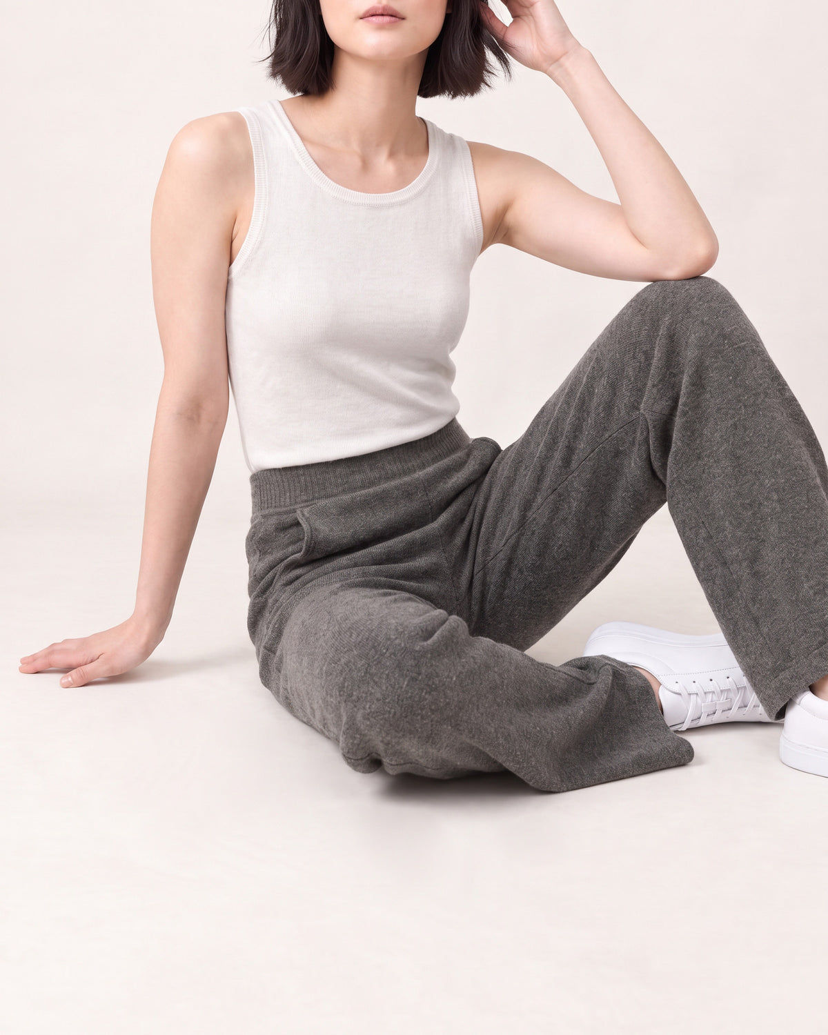 Cotton Blend Pants