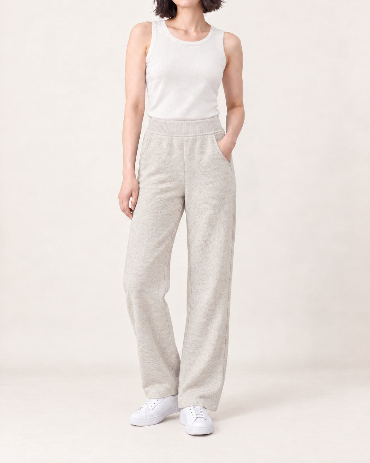 Cotton Blend Pants