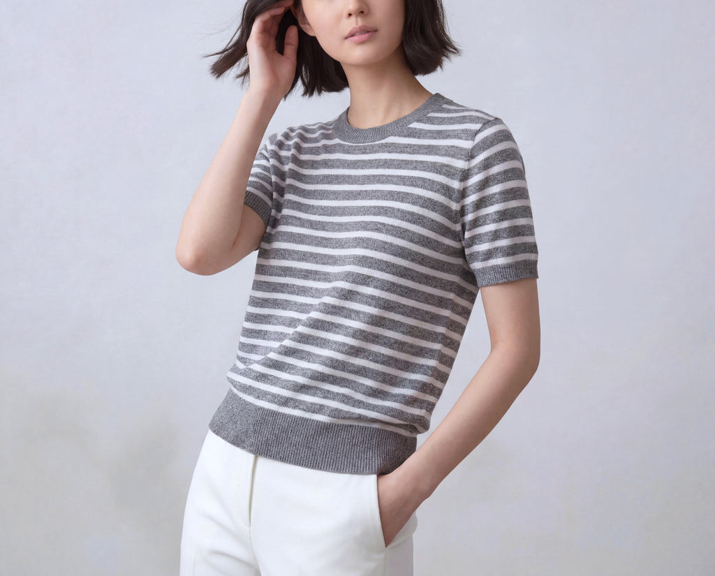 Cotton Round Neck Top