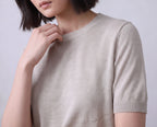 Cotton Round Neck Top