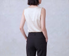 Silk V Neck Vest