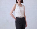 Silk V Neck Vest