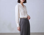Silk V-N Shirt