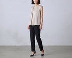 Silk Round Neck Vest