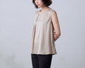 Silk Round Neck Vest