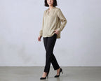 Silk V Neck Shirt